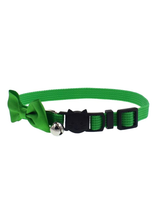 Pet Bow Tie Safety Collar Belt Green/Black