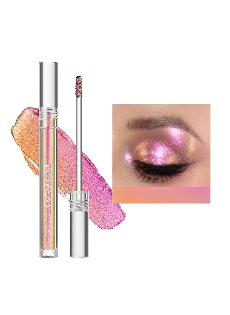 Langmanni Chameleon Liquid Eyeshadow: 6 Shades of Diamond Sparkle in a Single Tube!(L2201-006)