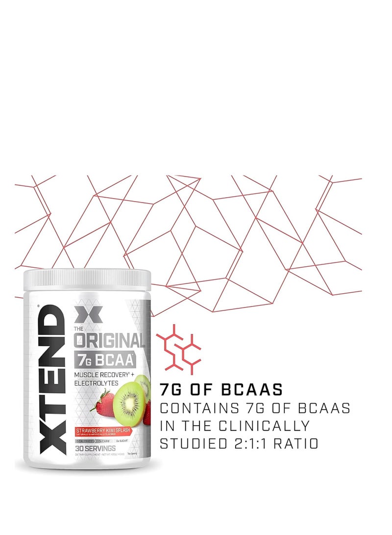 Xtend Original BCAA Powder, Electrolytes, Strawberry Kiwi Splash, 30 Servings