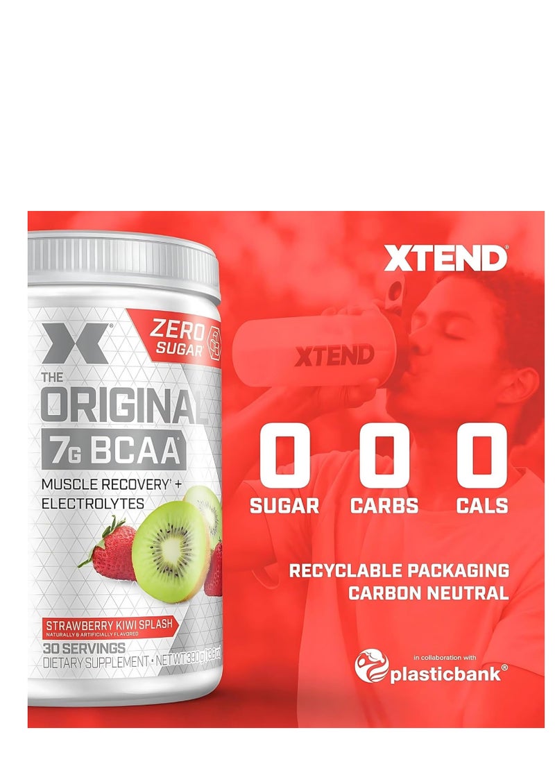 Xtend Original BCAA Powder, Electrolytes, Strawberry Kiwi Splash, 30 Servings