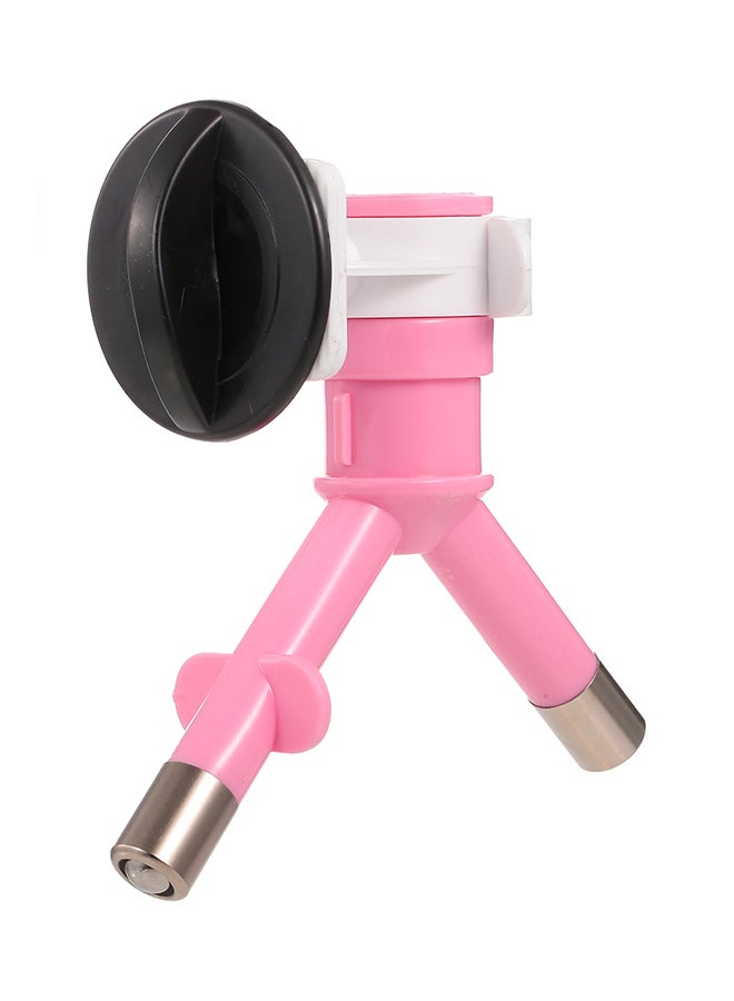 Water Feeder Leak Proof Nozzle Pets For The Drinking Water Pink/Black 0.124kg