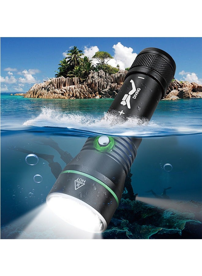 S3 Deep Sea Diving Flashlight - High-Intensity Underwater Photography Light, Waterproof and Durable