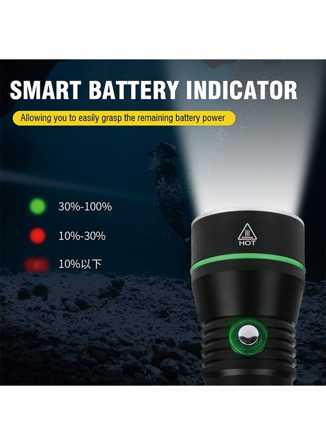 S3 Deep Sea Diving Flashlight - High-Intensity Underwater Photography Light, Waterproof and Durable