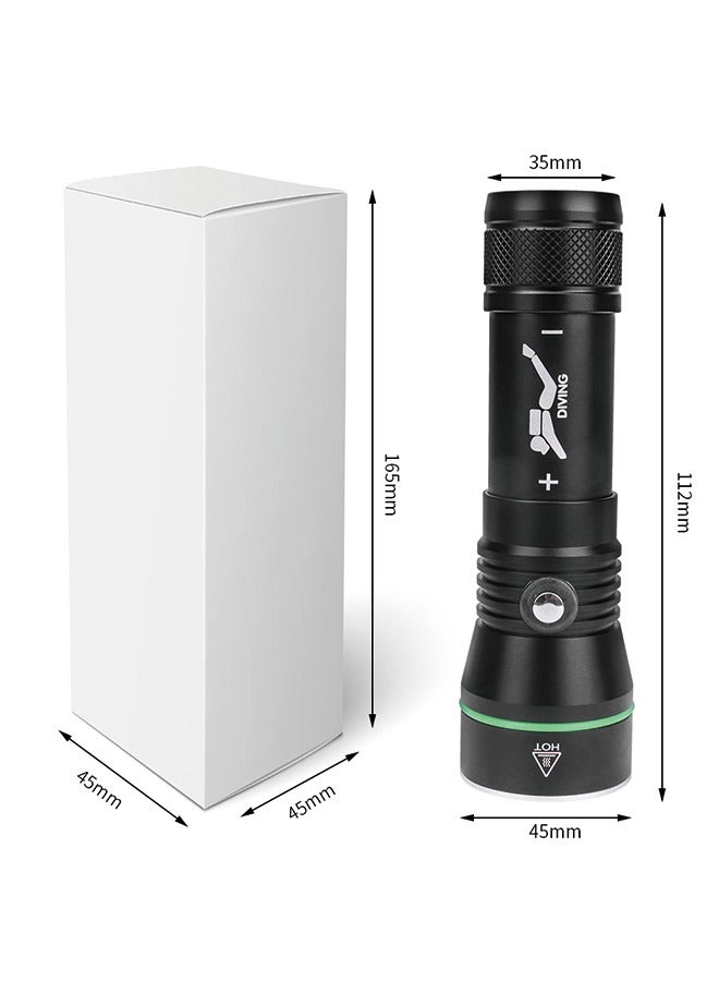 S3 Deep Sea Diving Flashlight - High-Intensity Underwater Photography Light, Waterproof and Durable