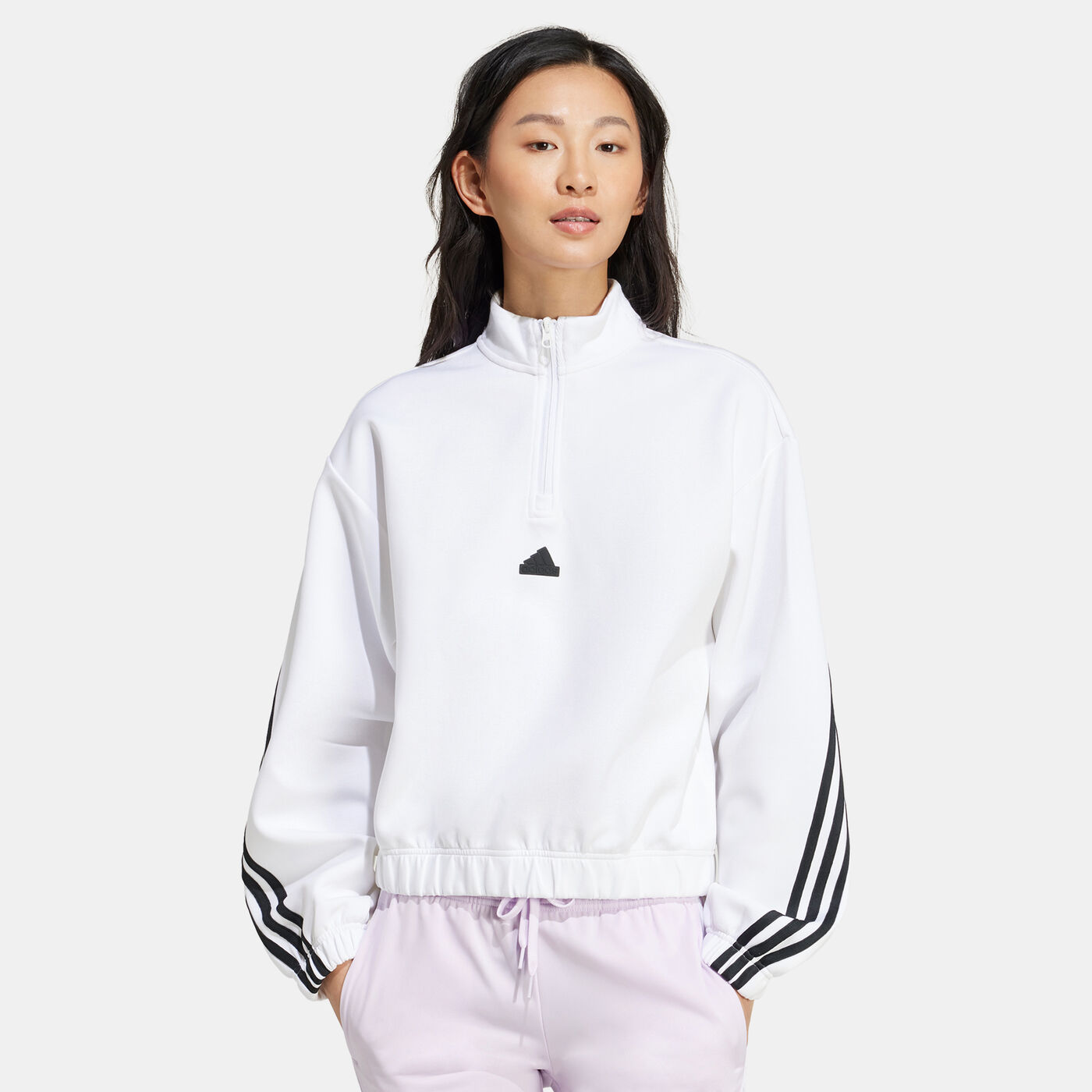 Women's Future Icons 3-Stripes 1/4-Zip Sweatshirt