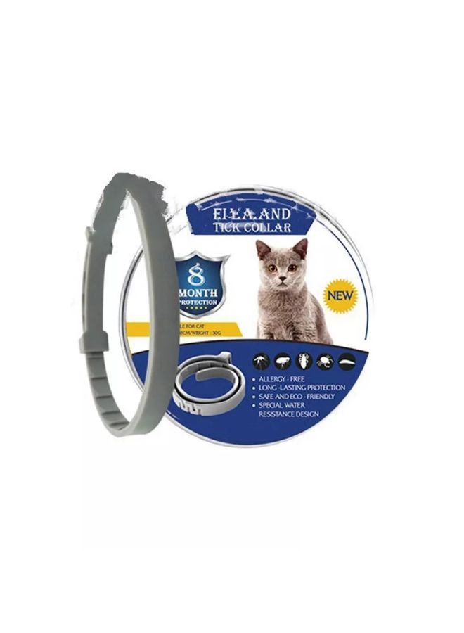 Anti Lice Plague Mosquitoes Flea Kill Collar Grey 38 x 32cm