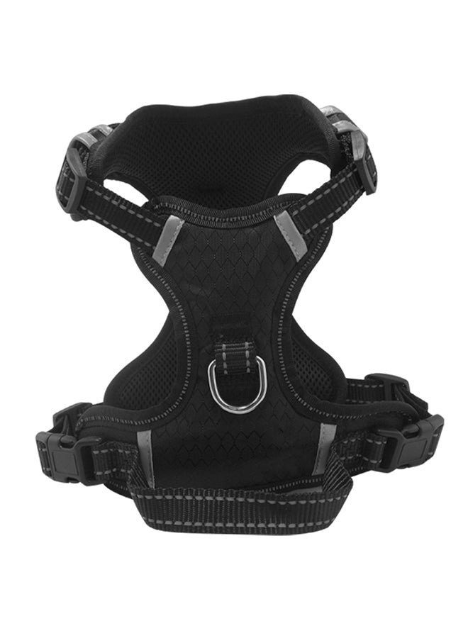Adjustable Service Dog Harness Vest Black M