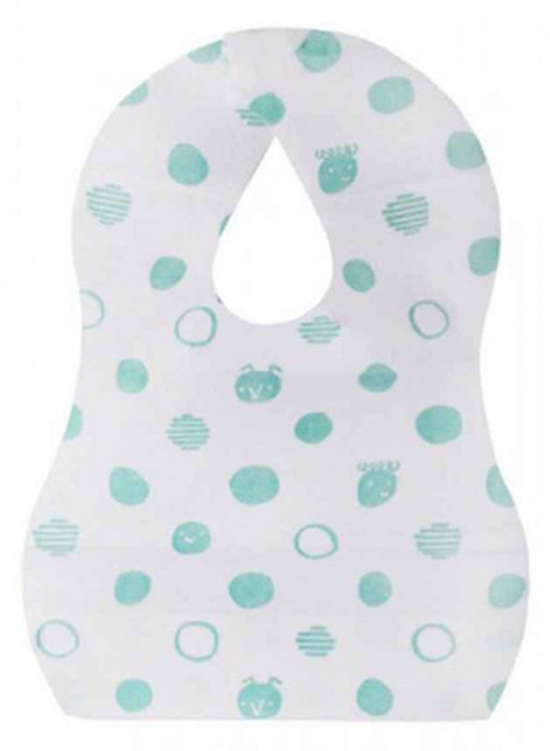 Disposable Bibs for Babies & Toddlers with Crumb Catcher - 20-Pack Mess-Free Feeding Essentials - Soft, Strong & Waterproof Baby Feeding Bibs for Travel, Home, Weaning & First Tastes