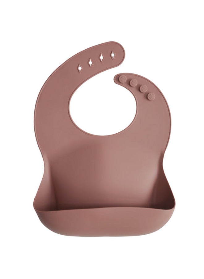 Silicone Baby Bib - Woodchuck