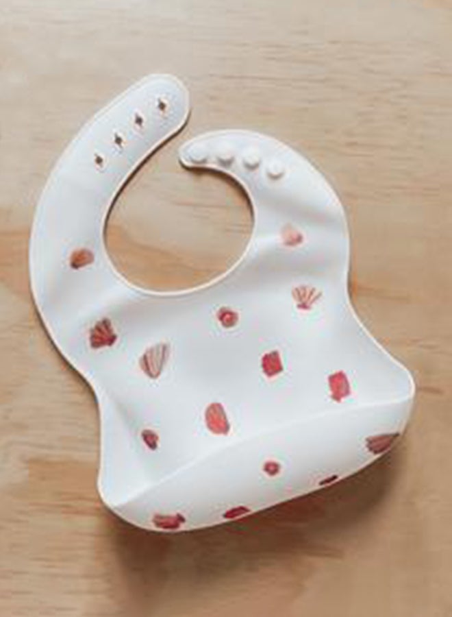 Silicone Baby Bib - Light In Shell