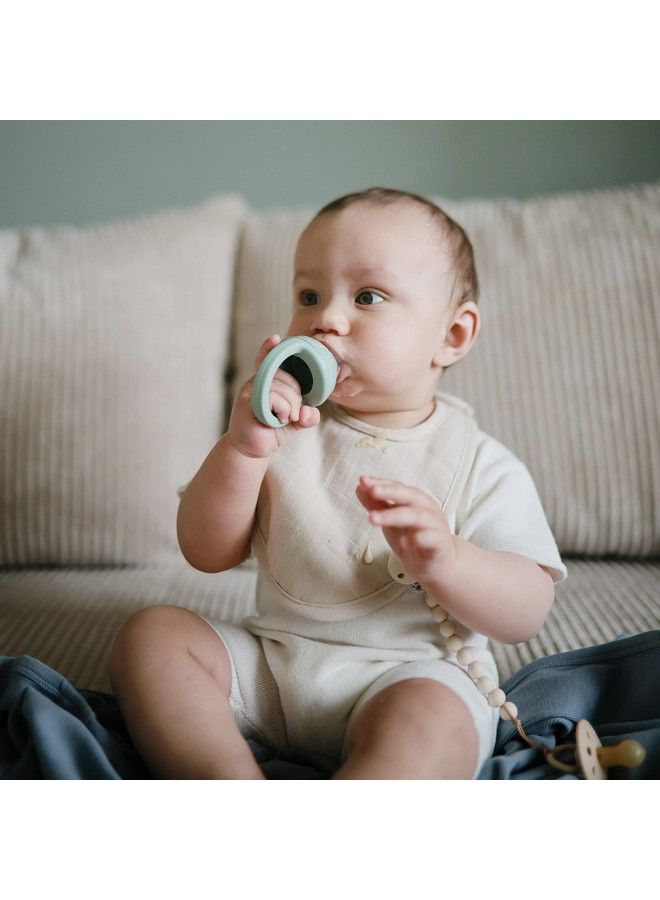 Muslin Baby Bib ; Soft Cotton For Infant Drips Drools & Feedings ; Adjustable Fit ; 2 Pack (Tan/Fog)