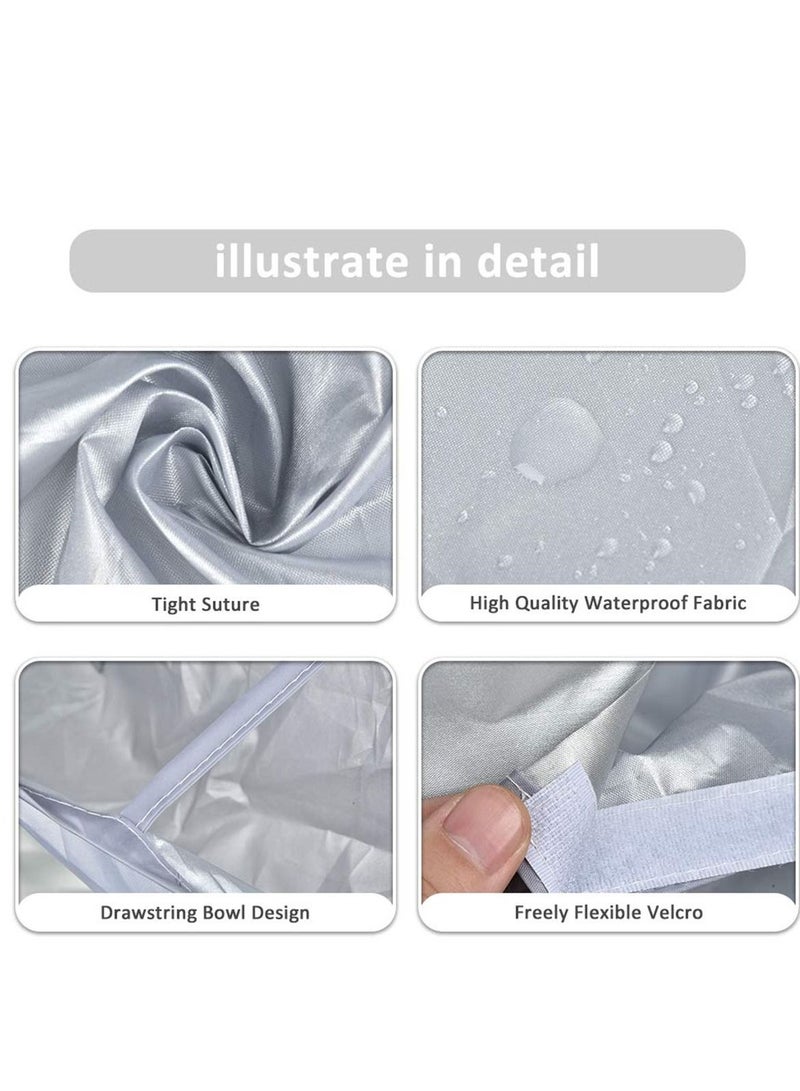 Hair Cutting Cape Umbrella, Hairdressing Cloak Beard Shaving Waterproof Hairdressing Kit Haircut Accessories Salon Barber, Hair Cutting Waterproof Cloth Perm Hair Dyeing Clothing Gray