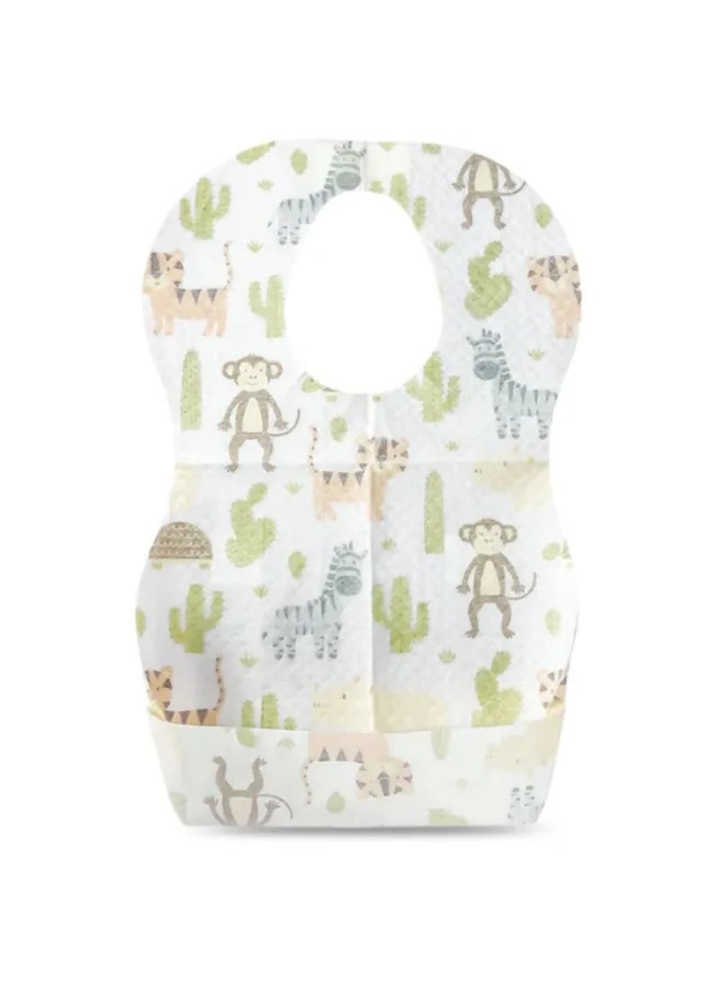 Disposable Bibs Pack Of 150 Animal