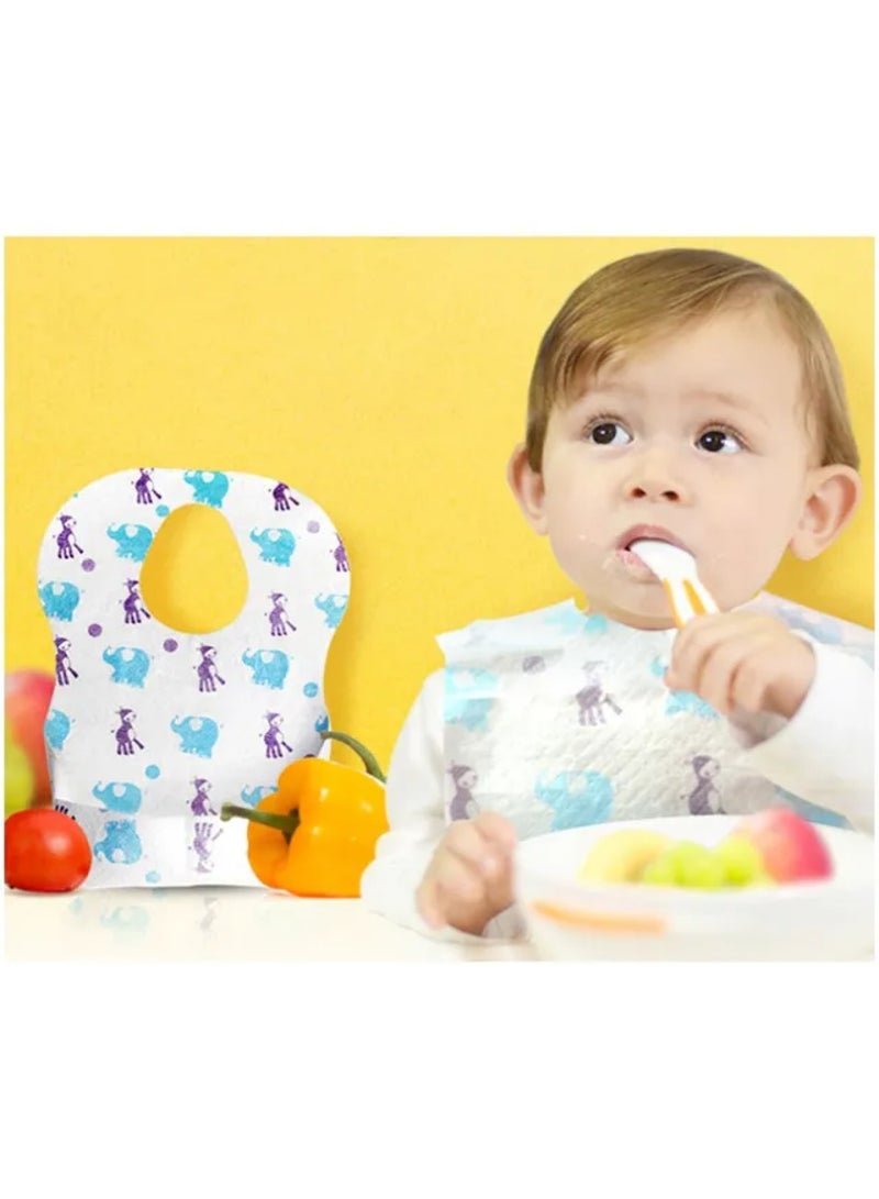 Disposable Bibs Pack Of 200 Elephant