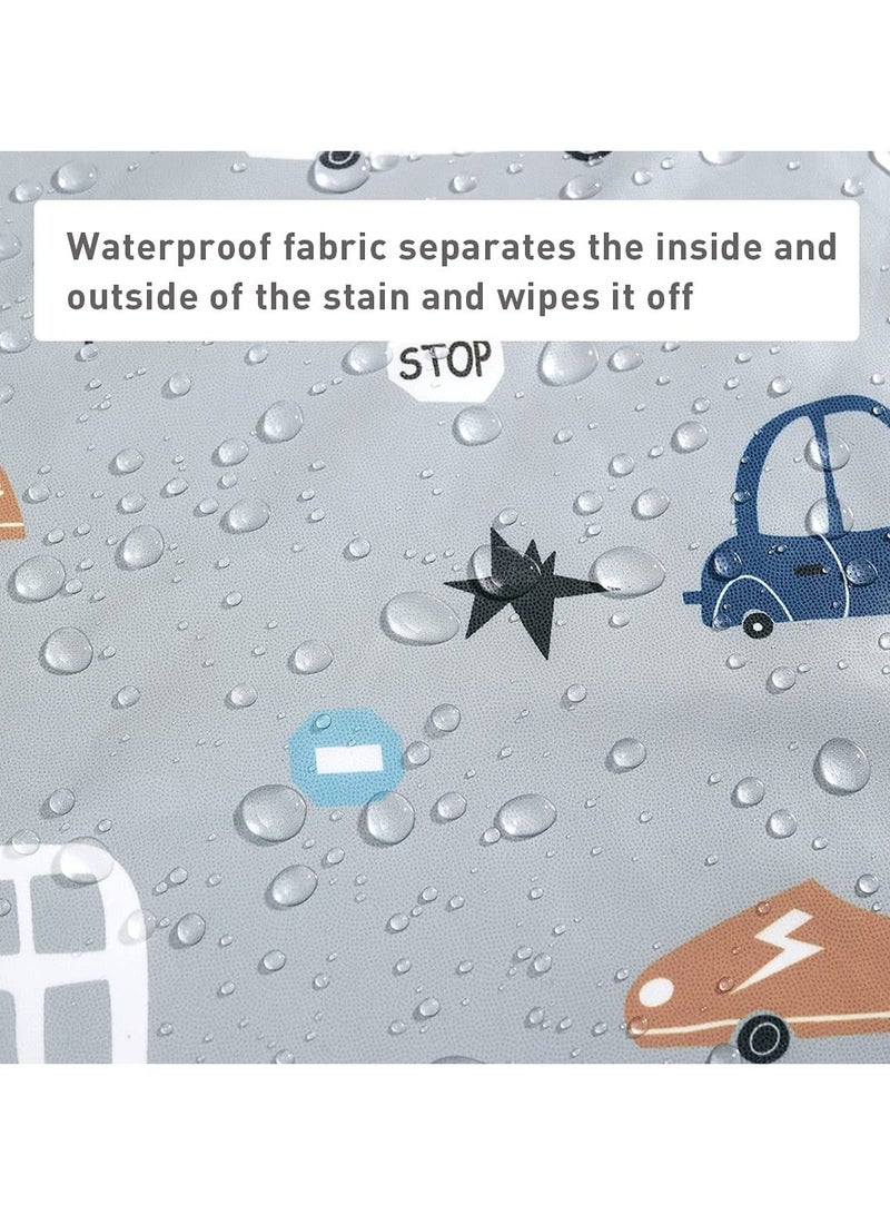 Baby Weaning Bibs, Waterproof Anti Dirty Feeding Bib for Babies Eating, High Chair Shirt Supplies