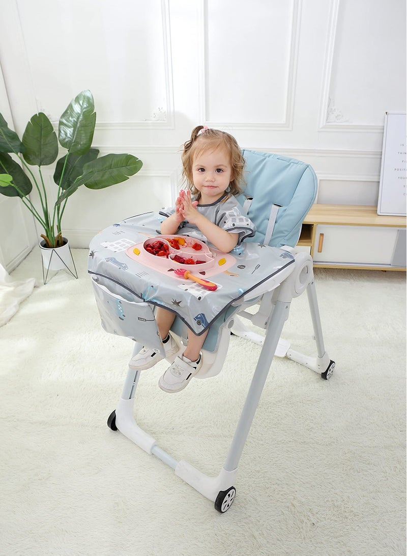 Baby Weaning Bibs, Waterproof Anti Dirty Feeding Bib for Babies Eating, High Chair Shirt Supplies