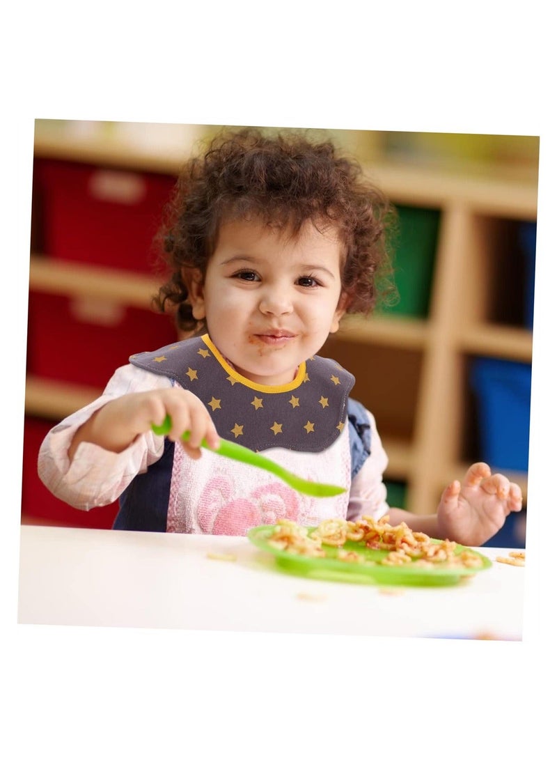 Baby Dining Bib, 5Pcs Bib Towel Bibs Drool Saliva Teething Newborn 100% Cotton, Waterproof, for Boys Girls Unisex and Drooling