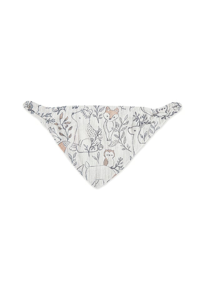 3 Pieces Ezra Muslin Bib Set, One Size