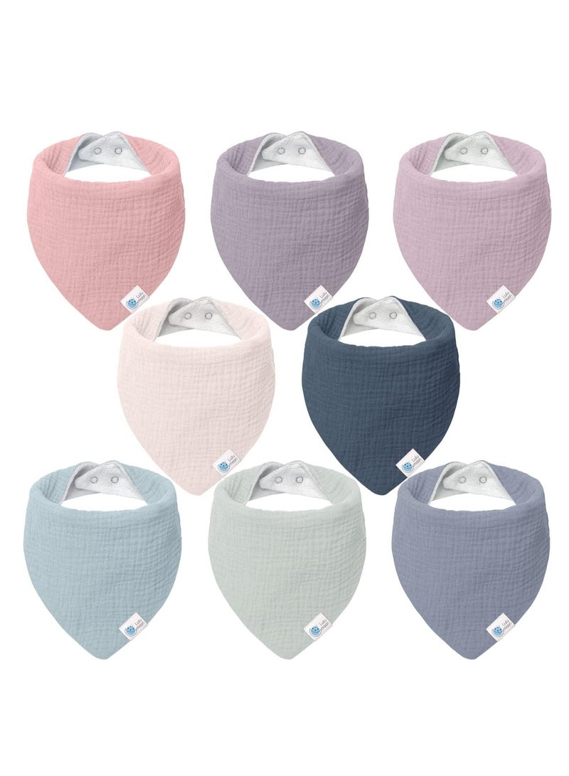 8 baby bibs for children