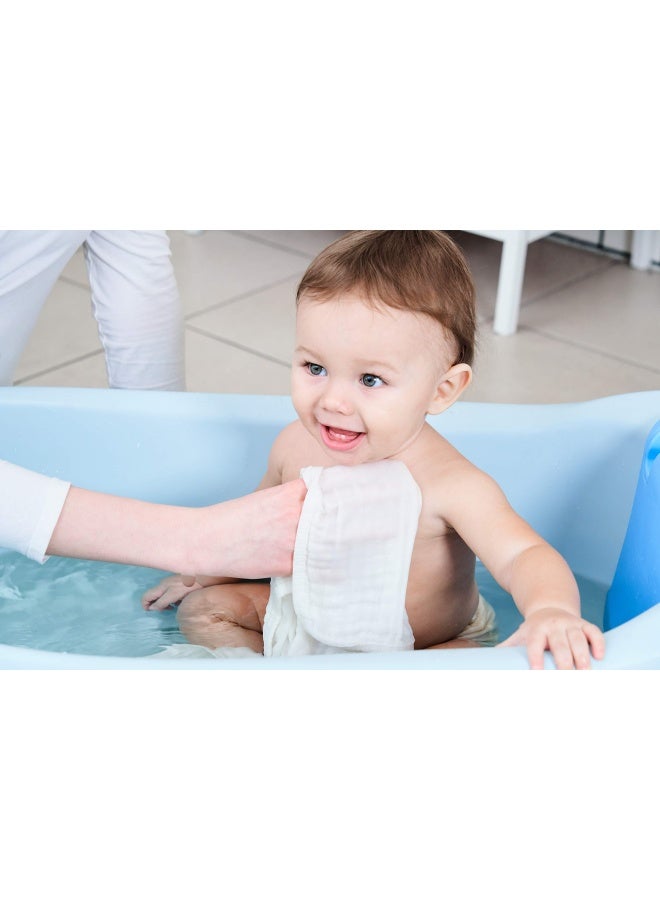 Cottcare Muslin Burp Cotton Cloths For Baby Pack Of 6 White