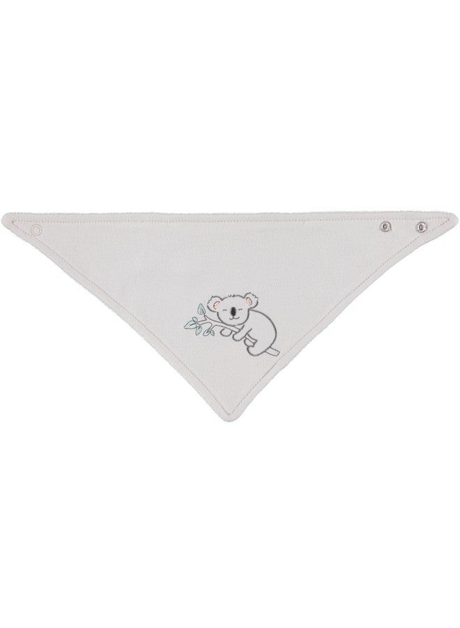 Little Beginnings 3Pack Bandana Set For Babies Nursery Bibs For Drooling And Teething Burp Cloth For Infants Koala