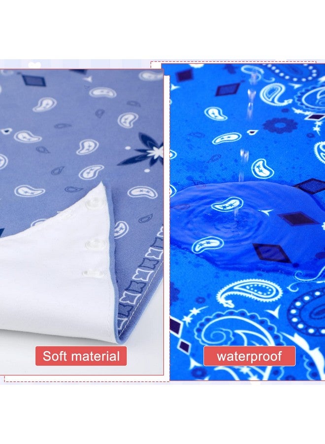 8 Pack Adults Drool Bandana Bibs Paisley Soft Bibs Set Large Neutral Bibs Special Needs Bibs Set Absorbent Bibs Set For Men Women Teenagers Boys Girls 8 Colors