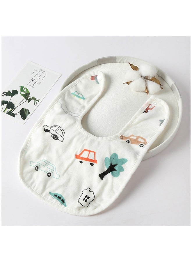 Pack Of 4 Baby Cotton Bib Set