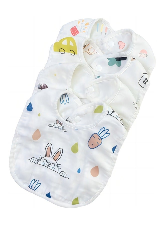 Pack Of 4 Baby Cotton Bib Set