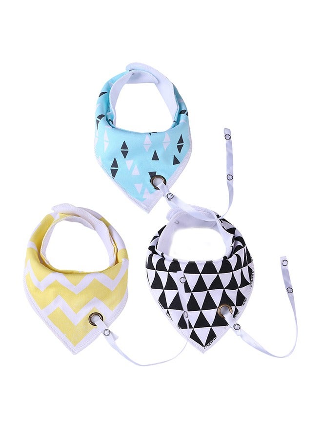 3 Pieces Saliva Baby Feeding Bibs Set