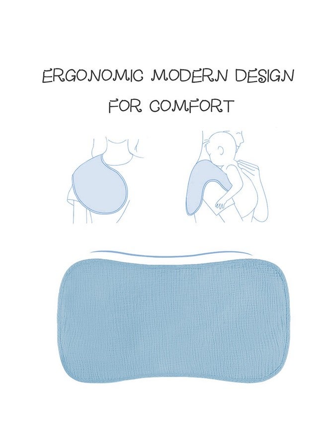 Muslin Baby Burp Cloths Sets For Unisex 6 Pack Large 100% Cotton Burping Clothes For Newborn，Baby Girls And Boys