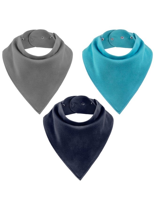Adult Absorbent Drool Bandana Bibs Large Soft Bibs Set For Special Needsteensbig Kid 4+ Years Boy Girl Men Women3 Pack