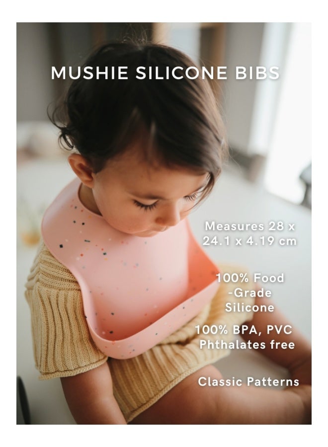 Silicone Bib Raw Sienna