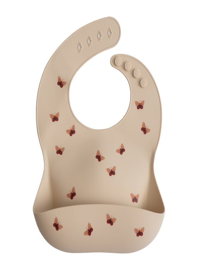 Silicone Bib Butterflies