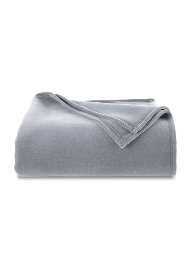 King Size Blanket All Season Luxury Warm Lightweight Durable Pill Resistant Bed Blankets Perfect For Bed Couch Sofa Grey Bed Blankets King Size Hotel Quality 90 X 108 Inch Grey