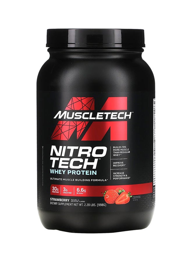 Nitro Tech Whey Protein Strawberry 2.2Lb