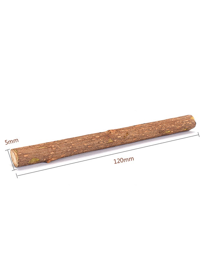 5-Piece Catnip Chew Toy Brown 15grams