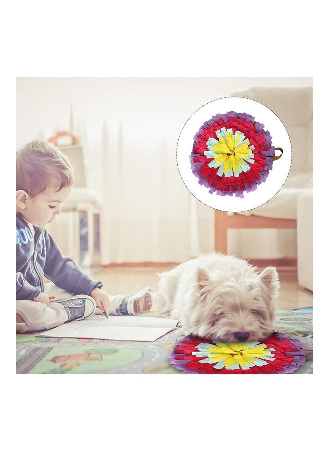 Pet Snuffle Feeding Mat Multicolour 45 x 45cm