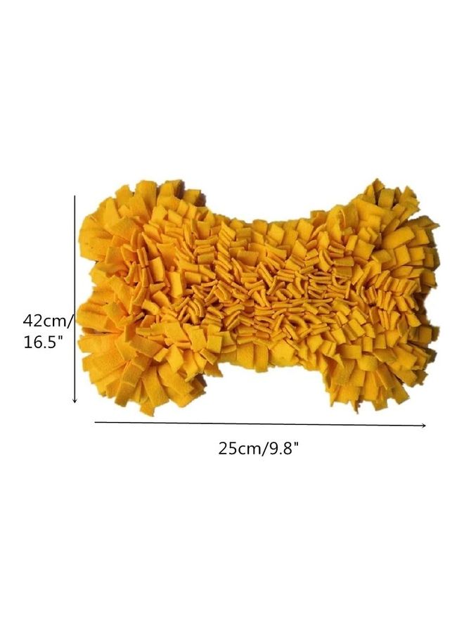 Pet Brain Games Snuffle Mat Yellow 42 x 25cm