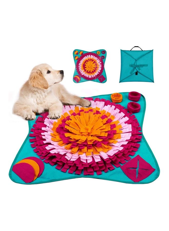Pet Snuffle Feeding Mat Multicolour 71 x 71cm