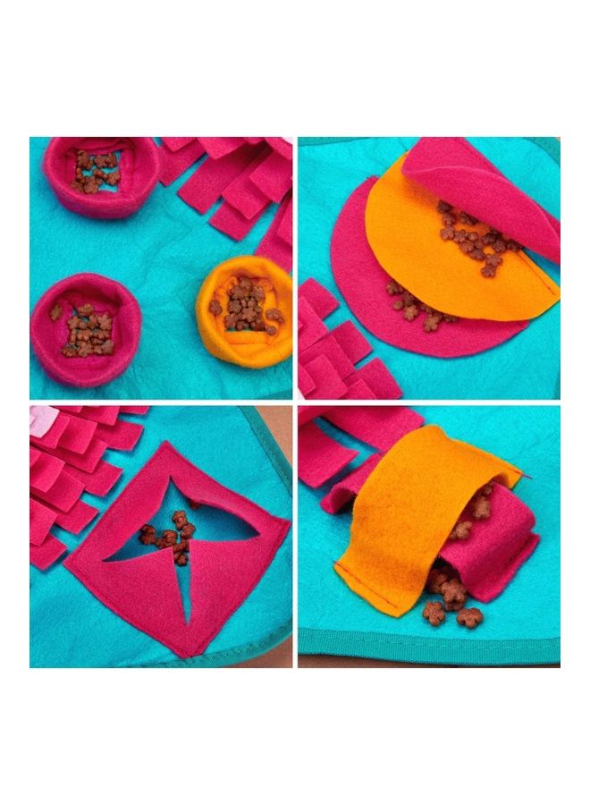 Pet Snuffle Feeding Mat Multicolour 71 x 71cm