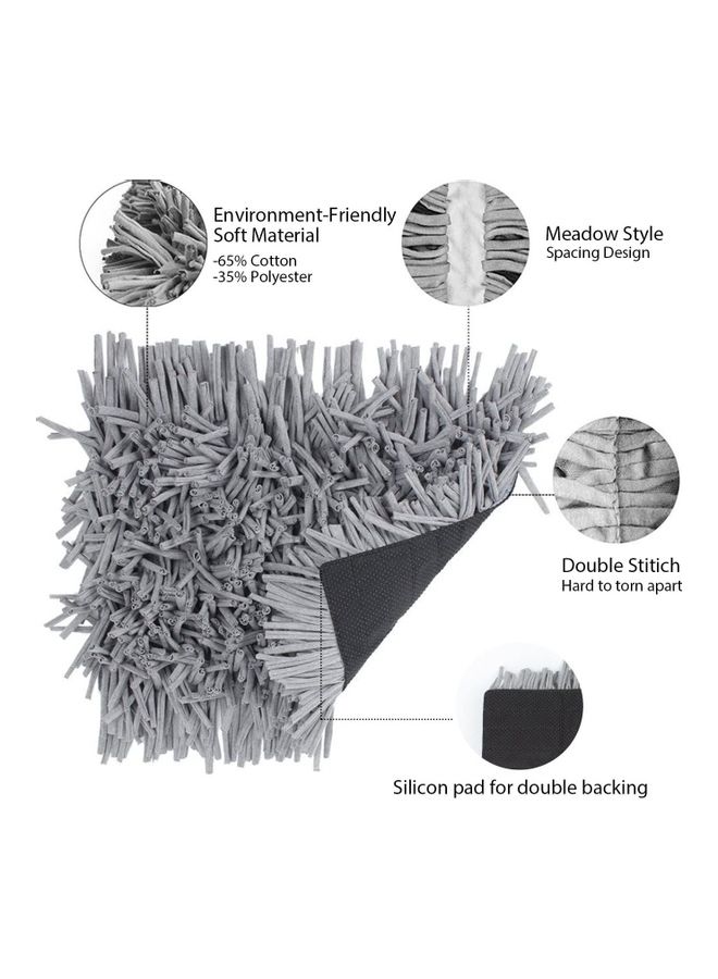 Pet Snuffle Mat Grey 11.8 x 17.5 x 3.1cm