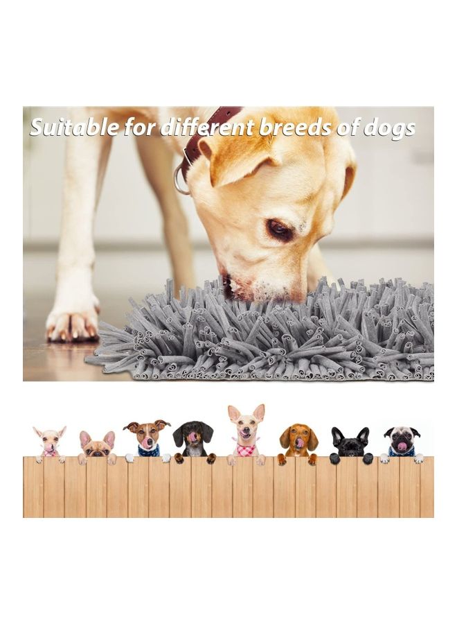 Pet Snuffle Mat Grey 11.8 x 17.5 x 3.1cm