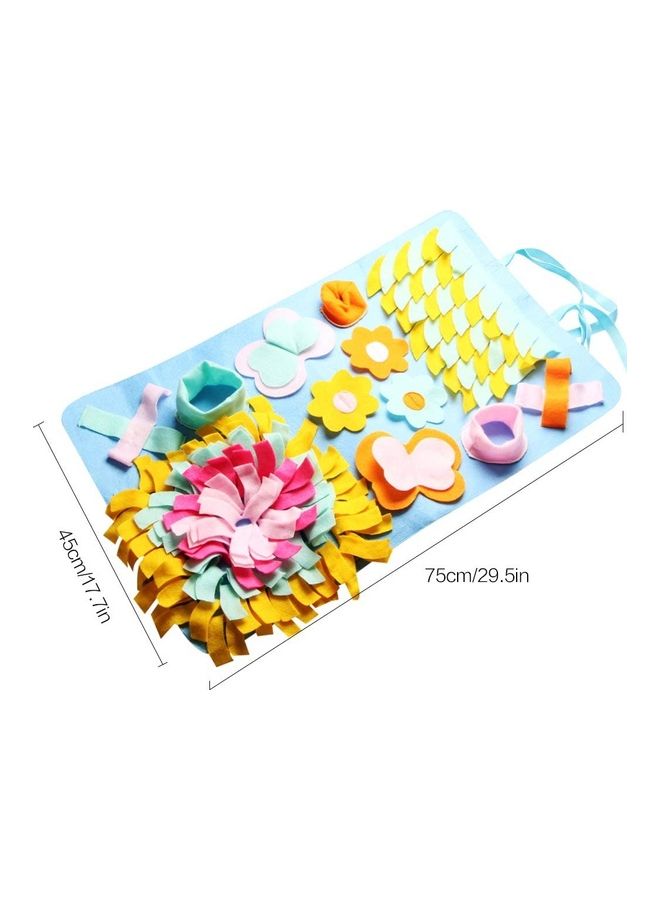 Pet Snuffle Feeding Mat Multicolour 75 x 45cm