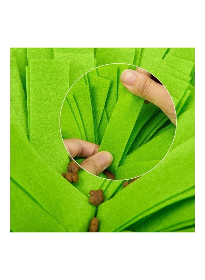 Pet Snuffle Feeding Mat Green/Brown 48 x 48 x 8cm