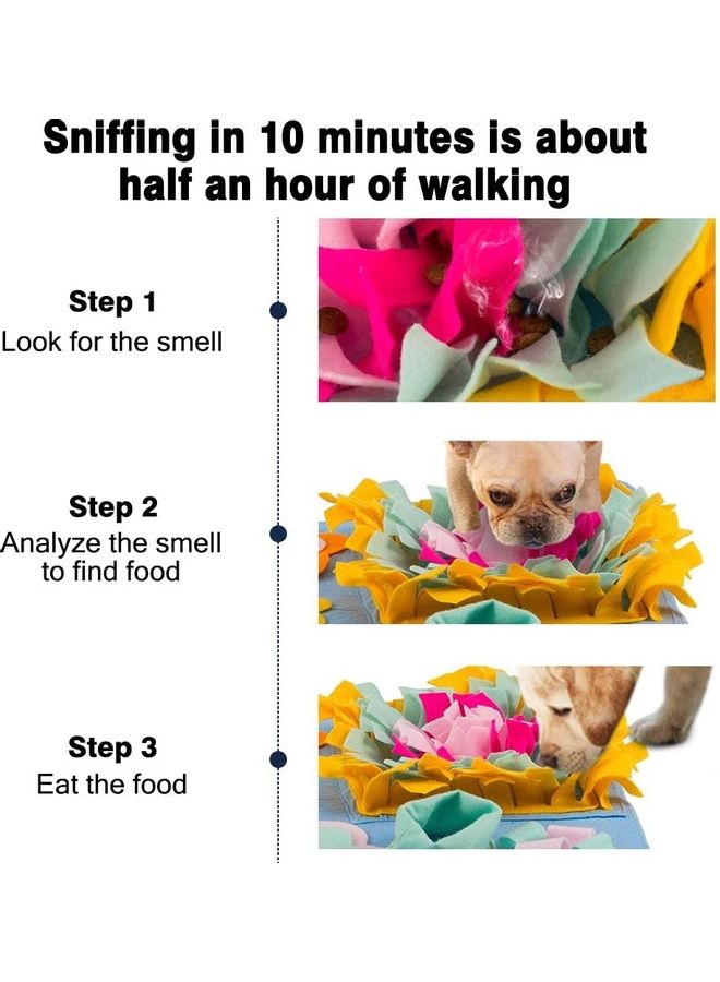 Pet Snuffle Feeding Mat Multicolour