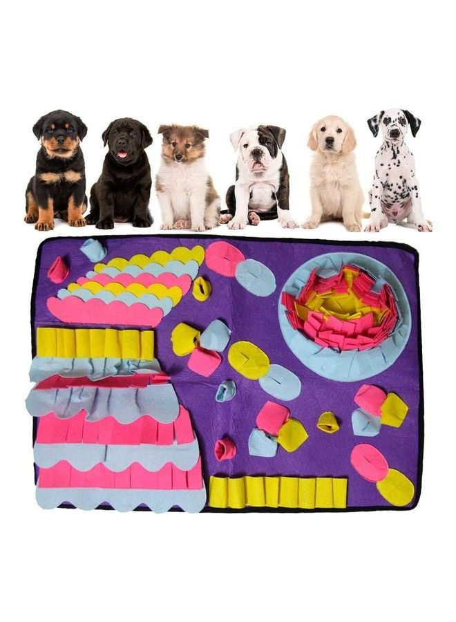 Pet Snuffle Feeding Mat Multicolour 40cm