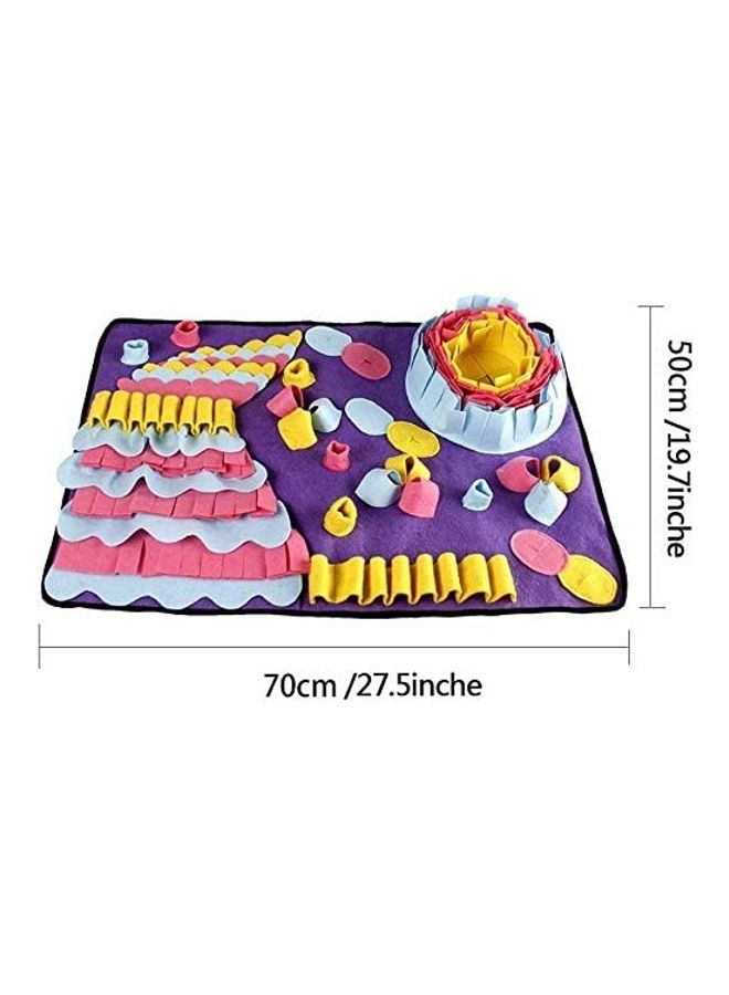 Pet Snuffle Feeding Mat Multicolour 40cm