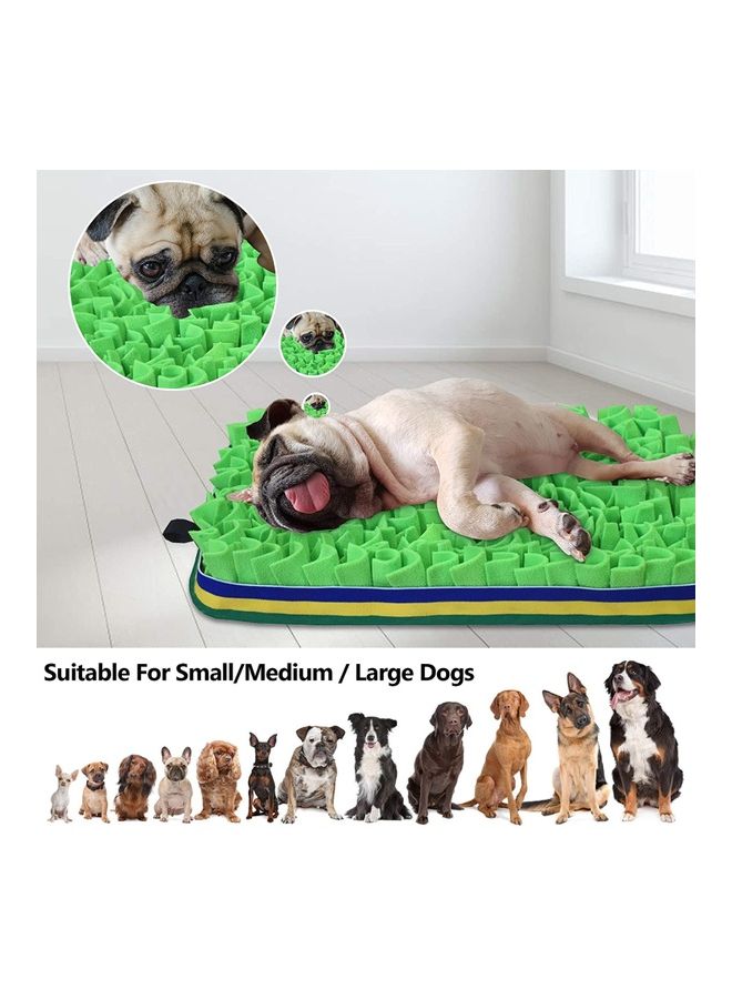 Pet Snuffle Feeding Mat Multicolour 12 x 20cm