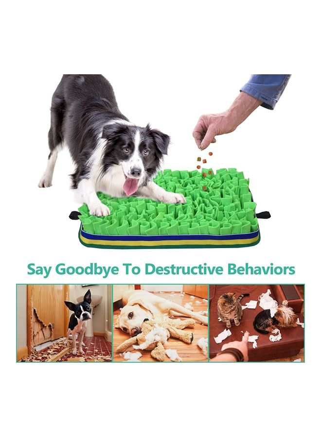 Pet Snuffle Feeding Mat Multicolour 12 x 20cm