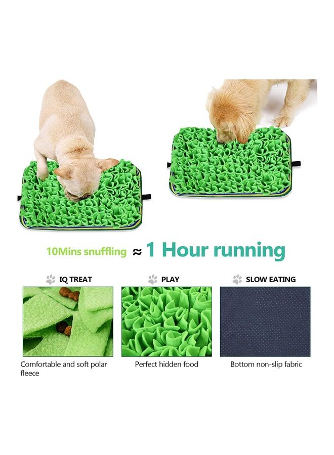 Pet Snuffle Feeding Mat Multicolour 12 x 20cm
